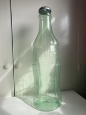 Vintage Giant 60cm 23” Tall Coca Cola Green Plastic Coin Holder Piggy Bank Retro