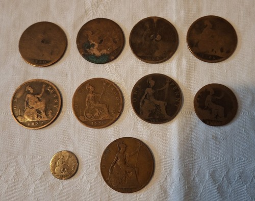 Coin collection victorian - collection.,