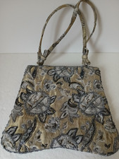 Hobbs Evening Bag Gold Beaded & Sequined