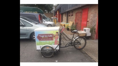 Ice cream tricycle - ice,