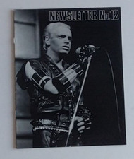 GARY NUMAN NEWSLETTER  No. 12