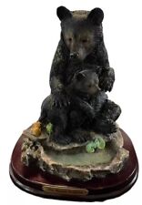 Large Decorative Figurine Animal Resin Bear and Cub The Juliana Collection