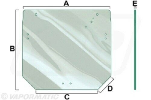 For john deere cab rear - deere,