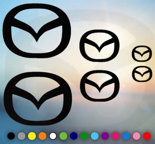 Set stickers mazda logo - mazda,