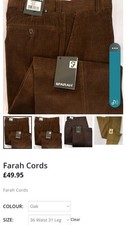 £50 Farah Classic Mens W38