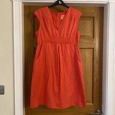 Joules Red Orange Cotton Zip