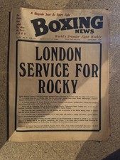 6 Rare Collectable Boxing News Magazines 1960’s Marciano/ Liston/Ali/Bugner