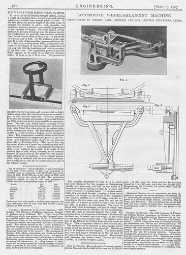 1907 antique engineering print - 1907,
