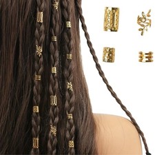 40pcs metal hair braid - metal,