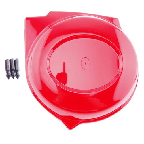 Plastic battery side - cover, red