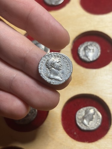 Trajan denarius rome - rome, ric
