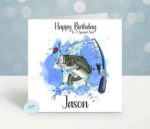 Personalised birthday card - personalised,