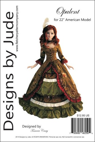 Opulent victorian doll clothes - doll,