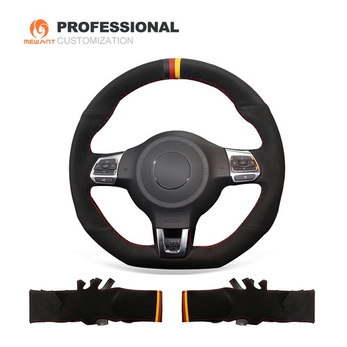 Diy black suede steering wheel - diy,