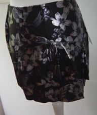 ZARA BLACK/SILVER FAUX LEATHER