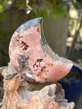 Large Pink Amethyst Moon
