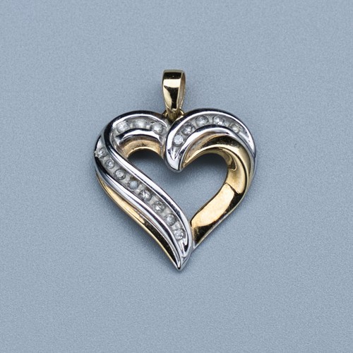 10k two tone gold - two-tone, diamond