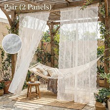 Outdoor Voile Sheer Curtain