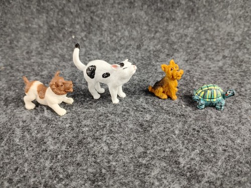 Miniature lot dogs cat turtle - miniature,