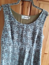 Sea Salt Sleeveless Pinafore Dress Size 12 Wool Blend Washable. 