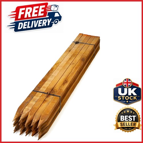 Pressure treated wooden stakes - pressure,