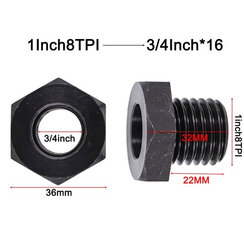 Wood lathe chuck adapter 1inch - wood,