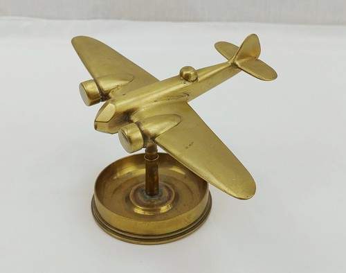 Ww2 trench art brass model - brass, of