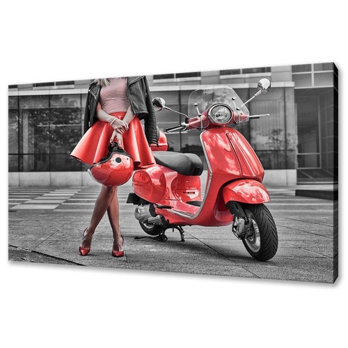 Classic italian red - classic, vespa