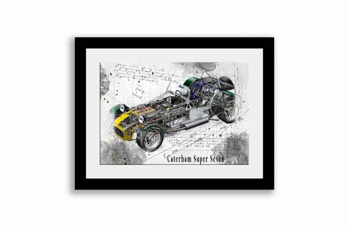 Line tech drawing - line, caterham