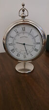 Dalvey Clock: In very good condition twist the face to unscrew and adjust time 