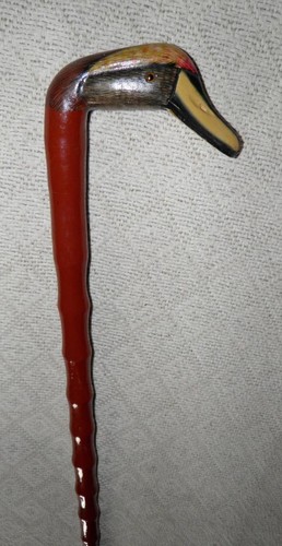 Antique walking stick hand - antique,