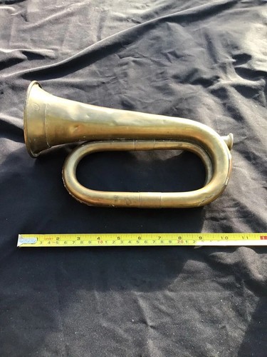 Vintage brass bugle possibly - vintage,