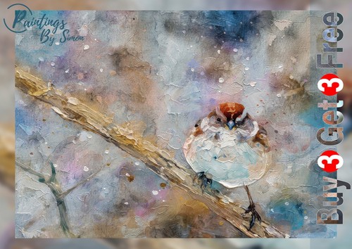 Sparrow twig matte print - a, twig,