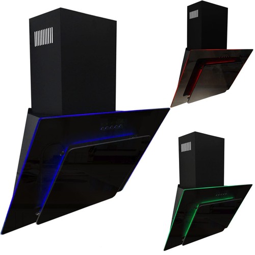 60cm black cooker hood - black,