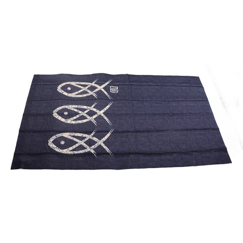 Fish printed doorway - printed,