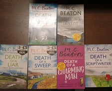 6x  MC Beaton Paperback Books Hamish Macbeth Murder Mystery