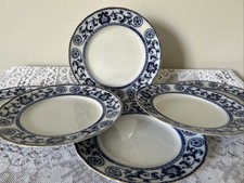 6 Rare Antique Till & Sons Nile Design Dinner Plates - 1880s Art Nouveau