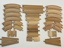 Wooden train track set - track, of