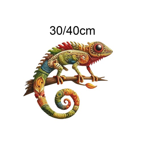 Metal lizard wall decor - metal,