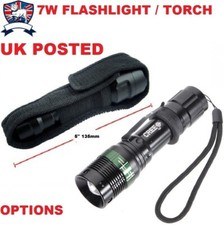 POUCH ONLY  for7W EXTRA BRIGHT LED FLASHLIGHT /TORCH ULTRA ARMY POLICE SECURITY