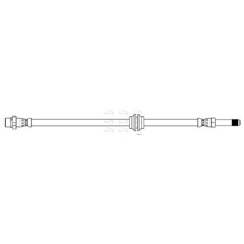 Apec brake hose - hose, fits