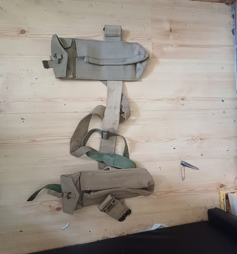 Military surplus webbing belt - webbing,