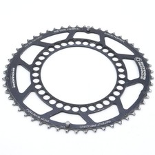 Rotor Q Rings 130bcd 53t Chainring Road Bike Cyclocross Black Double 5 Arm