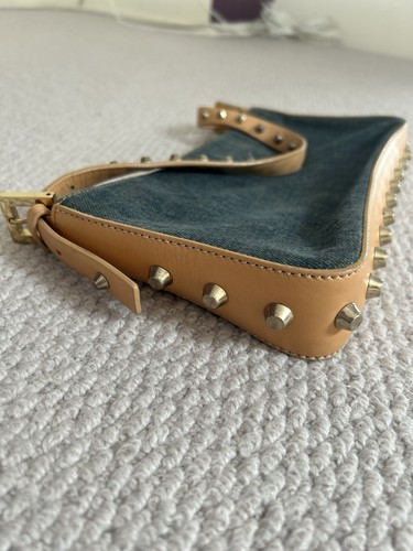Fendi vintage denim studded - fendi,