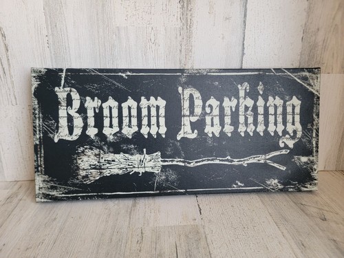 Broom parking canvas black