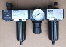 PARKER PNEUMATIC AIR COMPRESSOR WATER FILTER, LUBRICTOR, REGULATOR ISOLATER UNIT