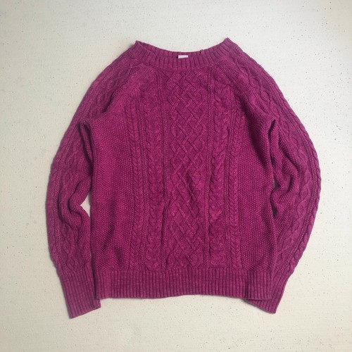 Gap hot pink cable - cable, knit