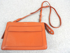 REISS Small Orange Leather