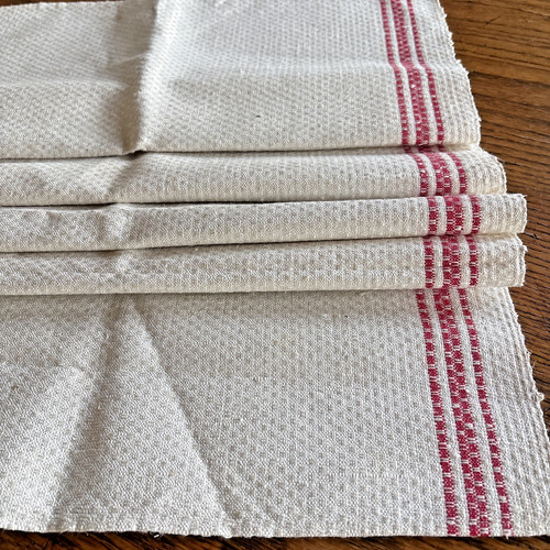 Antique german linen towel - antique,