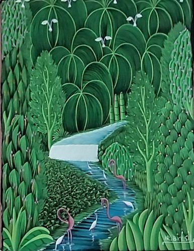 16x original haitian art - original,